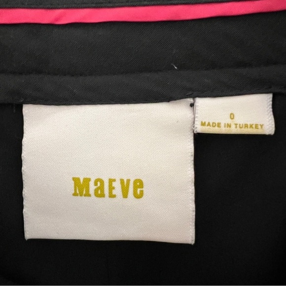 Anthropologie Maeve Jacquard Floral Metallic Slim Trousers - Picture 11 of 12